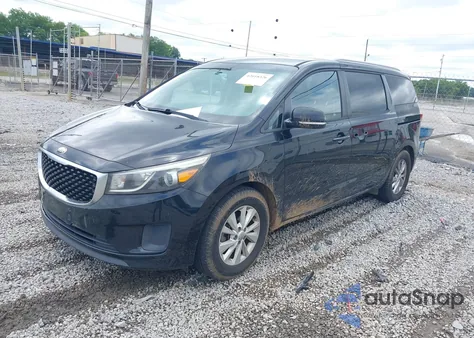 2015 Kia Sedona Lx from USA, damaged, VIN KNDMB5C13F6038437